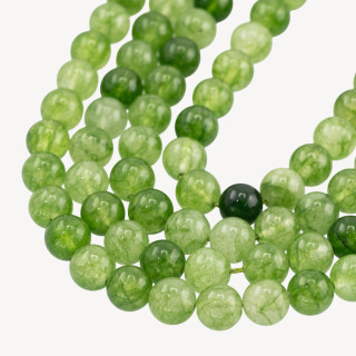 Giada Candy Verde Tondo Liscio 10mm