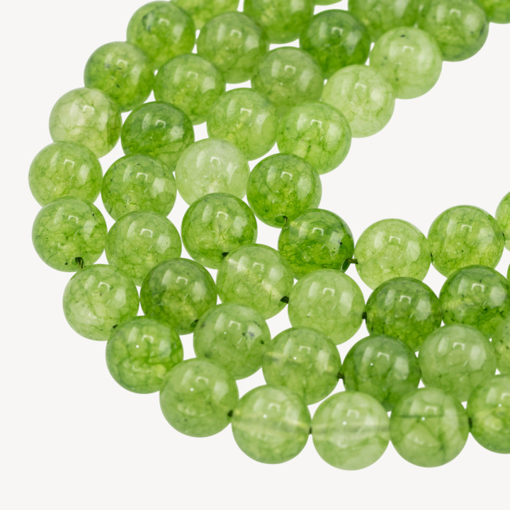 Giada Candy Verde Tondo Liscio 12mm