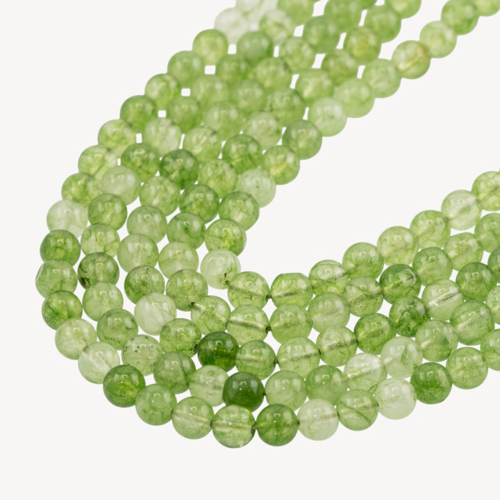 Giada Candy Verde Tondo Liscio 6mm