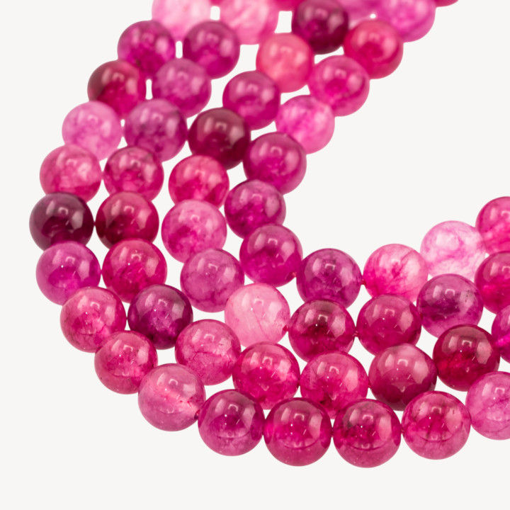 Giada Candy Viola Tondo Liscio 10mm