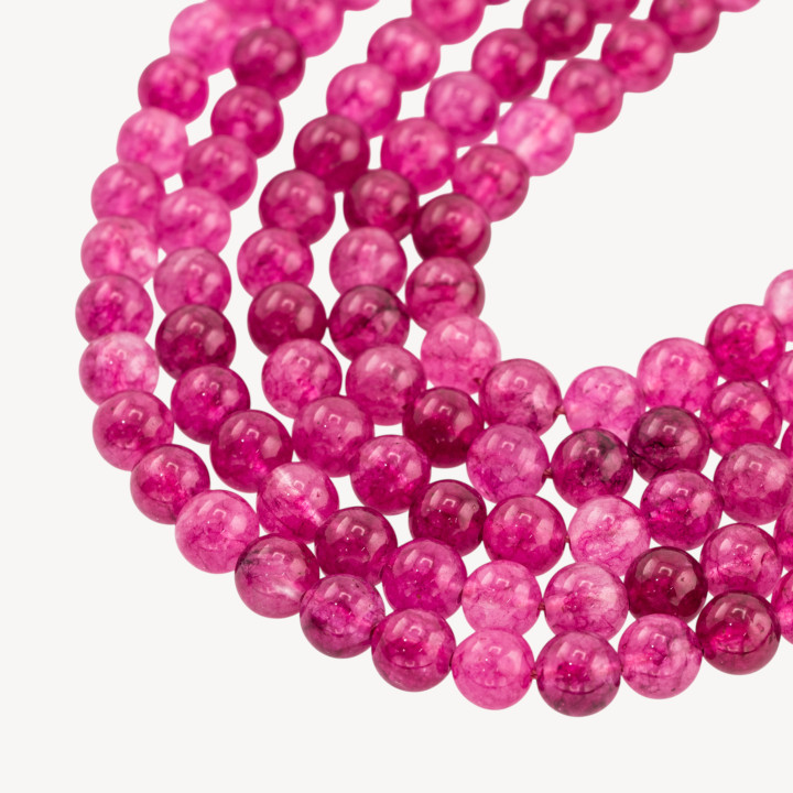 Giada Candy Viola Tondo Liscio 8mm