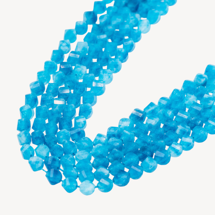 Giada Taglio Rigido Oliva Sfaccettata 5x6m Celeste