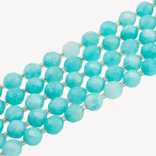 Giada Turchese Taglio Rigido Oliva Sfaccettata 9x12m