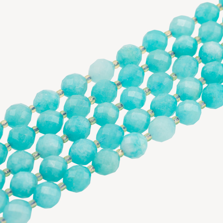 Giada Turchese Taglio Rigido Oliva Sfaccettata 9x12m