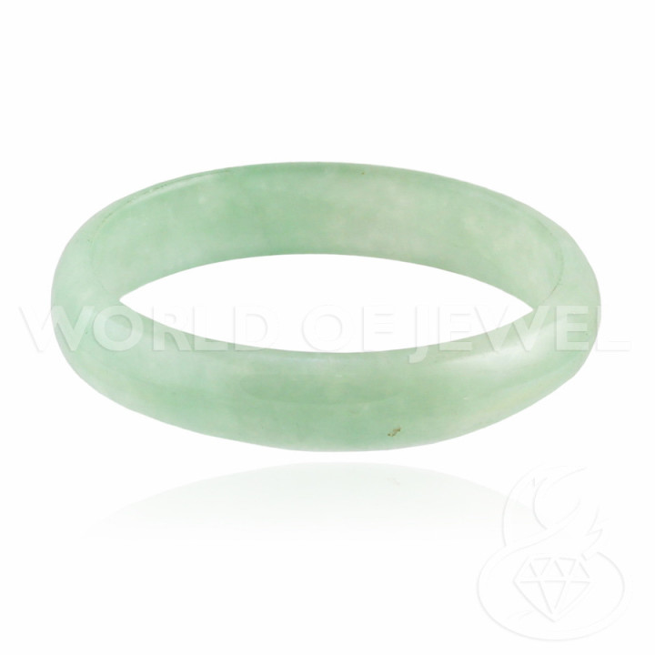 Bracelet Jade Rigide Hauteur 13mm