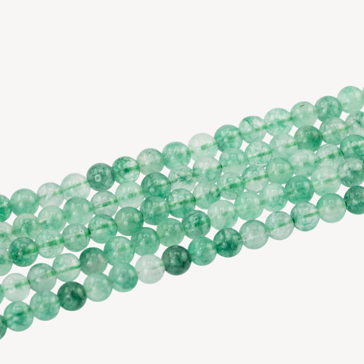 Giada Candy Verde Menta Tondo Liscio 6mm