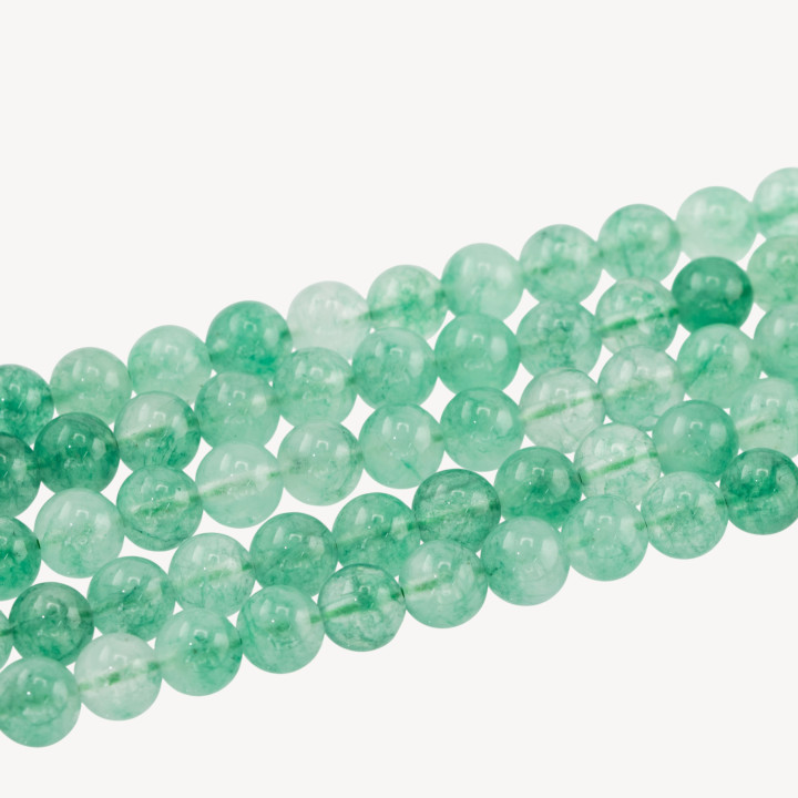 Giada Candy Verde Menta Tondo Liscio 8mm