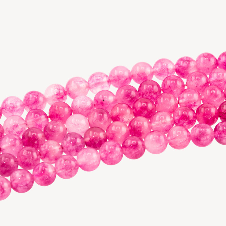 Giada Candy Fucsia Tondo Liscio 8mm