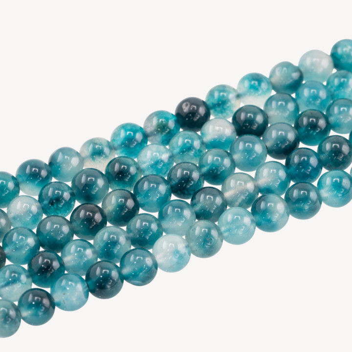 Giada Candy Verde Petrolio Tondo Liscio 8mm