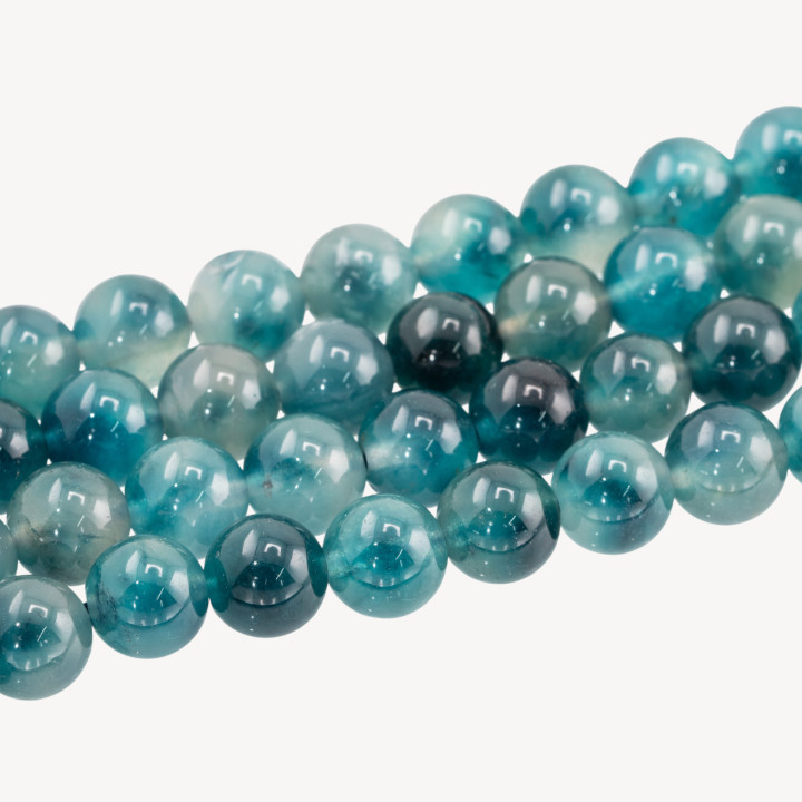 Giada Candy Verde Petrolio Tondo Liscio 12mm