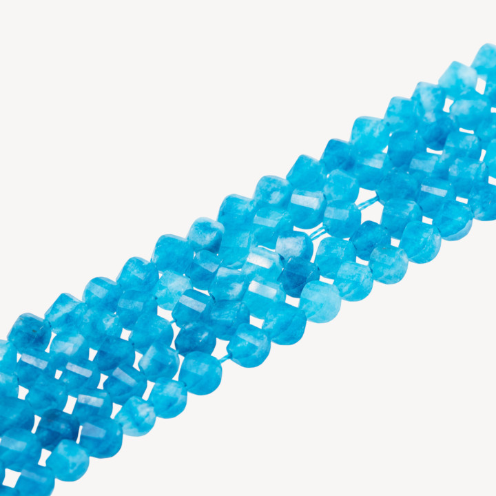 Giada Taglio Rigido Oliva Sfaccettata 5x6m Celeste