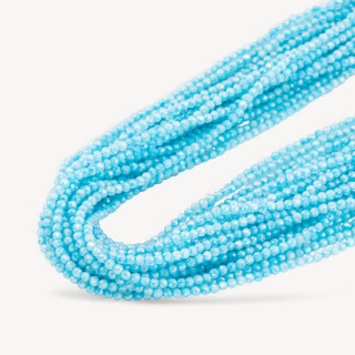Zirconi Perline Sfaccettate Special Colors 2mm Azzurro Neon