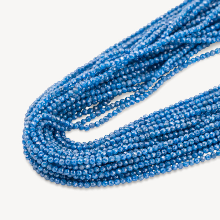 Zirconi Perline Sfaccettate Special Colors 2mm Blu