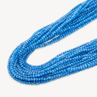 Zirconi Perline Sfaccettate Special Colors 2mm Blu Neon