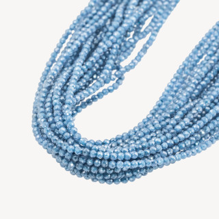 Zirconi Perline Sfaccettate Special Colors 2mm Celeste
