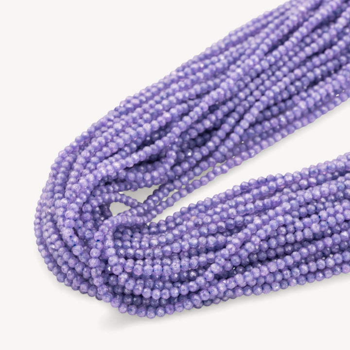 Zirconi Perline Sfaccettate Special Colors 2mm Lilla Scuro