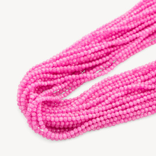 Zirconi Perline Sfaccettate Special Colors 2mm Rosa Neon