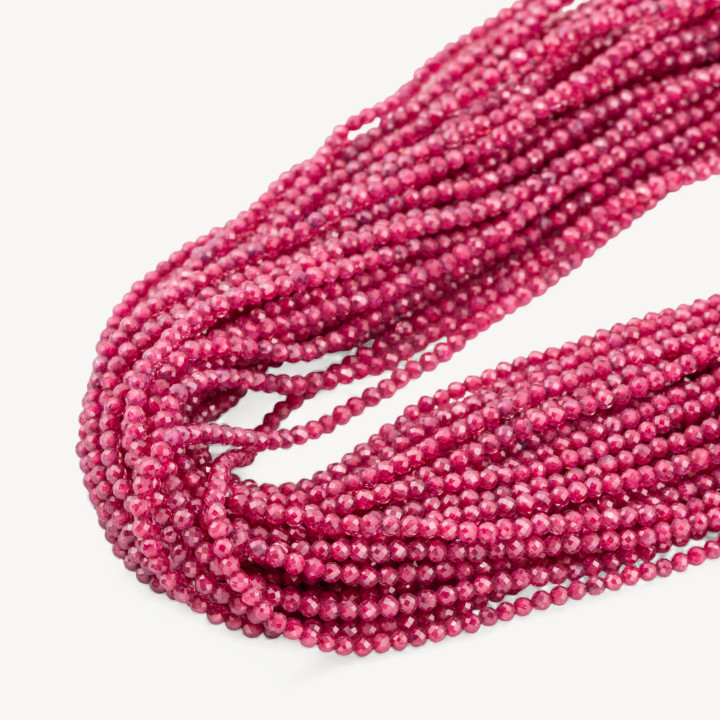 Zirconi Perline Sfaccettate Special Colors 2mm Rosso Scuro