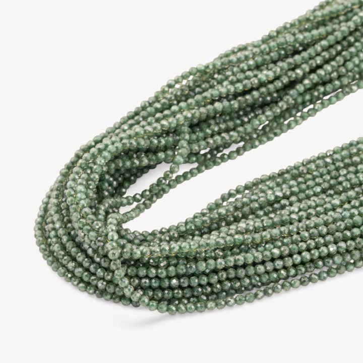 Zirconi Perline Sfaccettate Special Colors 2mm Verde Foresta