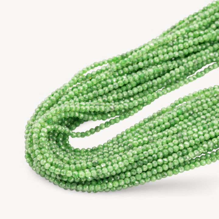 Zirconi Perline Sfaccettate Special Colors 2mm Verde Neon