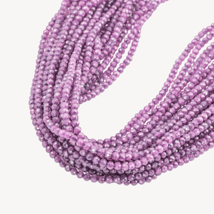 Zirconi Perline Sfaccettate Special Colors 2mm Viola