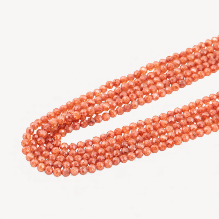 Zirconi Perline Sfaccettate Special Colors 3mm Arancione