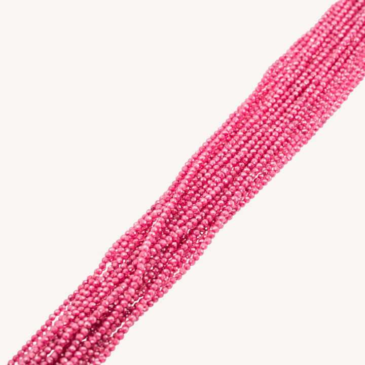 Zirconi Perline Sfaccettate Special Colors 2mm Rosso Neon