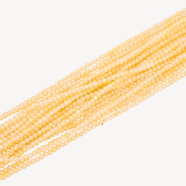 Zirconi Perline Sfaccettate 2mm Topazio Giallo Chiaro