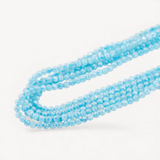 Zirconi Perline Sfaccettate Special Colors 3mm Azzurro