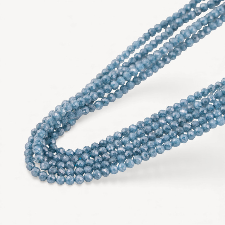 Zirconi Perline Sfaccettate Special Colors 3mm Blu