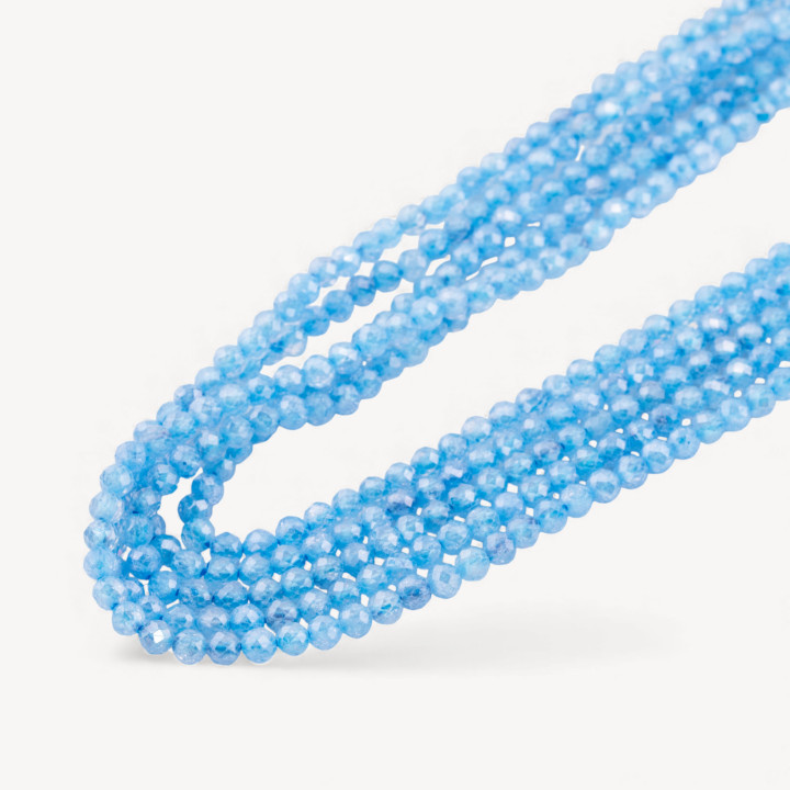 Zirconi Perline Sfaccettate Special Colors 3mm Celeste