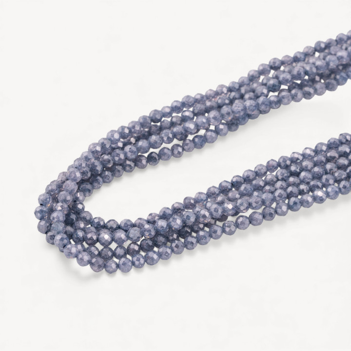 Zirconi Perline Sfaccettate Special Colors 3mm Grigio Lavanda