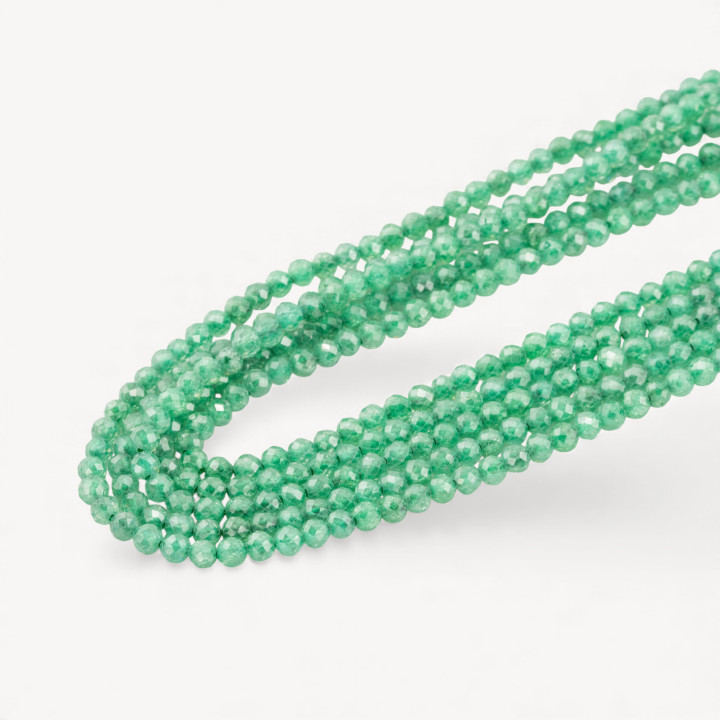 Zirconi Perline Sfaccettate Special Colors 3mm Verde Smeraldo