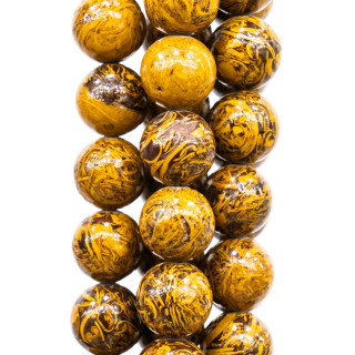 Bronzite Ronde Lisse Claire 12mm