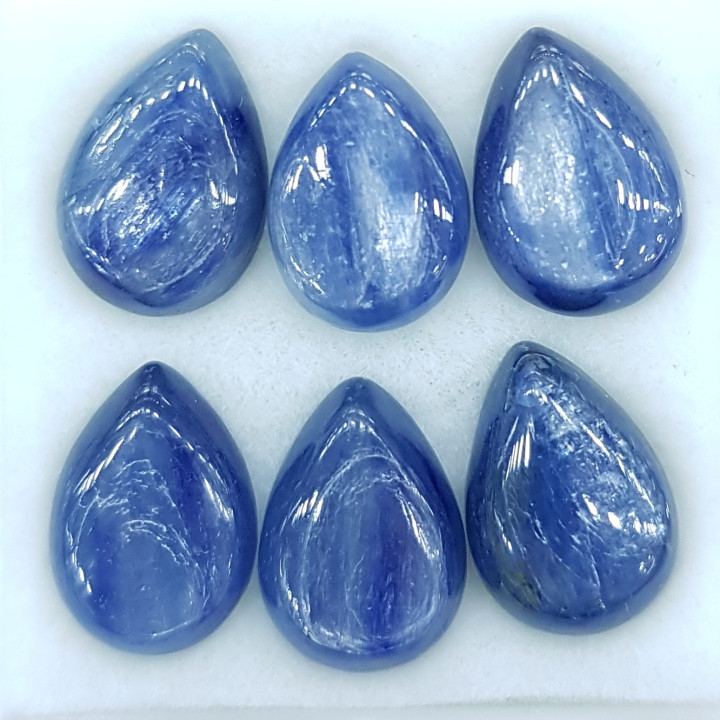 Kyanite Cabochon Drops 8x12mm 8pcs