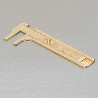 Calibro Di Metallo Per Perle 0-80mm Div 0,10mm