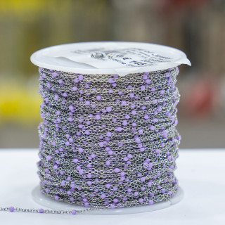 Chaîne Acier Forzatina Émaillé 1,3mm 20mt Acier Violet Clair