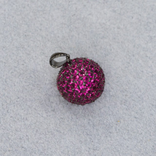 925 Silver Pendant With Zircon Set 16mm