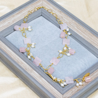 Collar de Plata 925 con Cadena Bañada en Oro: Elegancia y Dulzura c