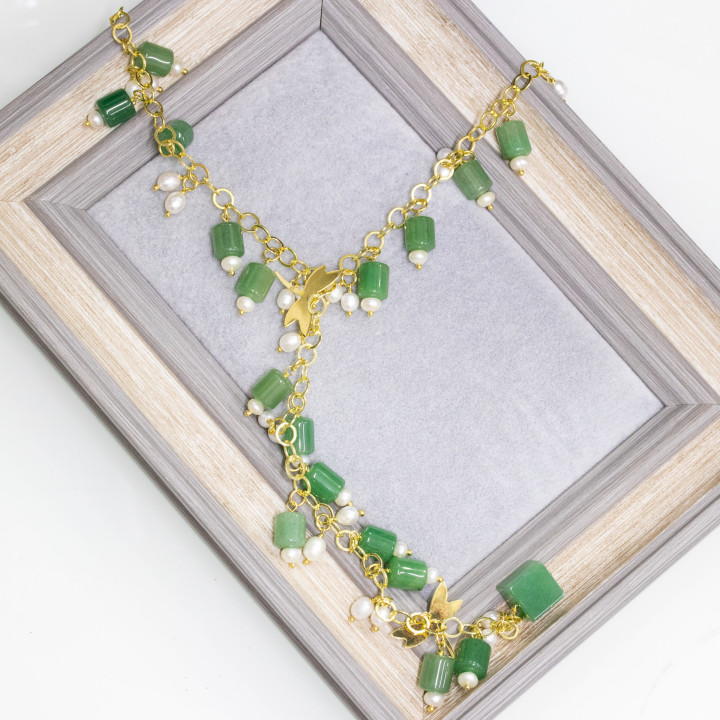 Collar de Plata 925 bañada en Oro: Elegancia y Estilo con Libélula A