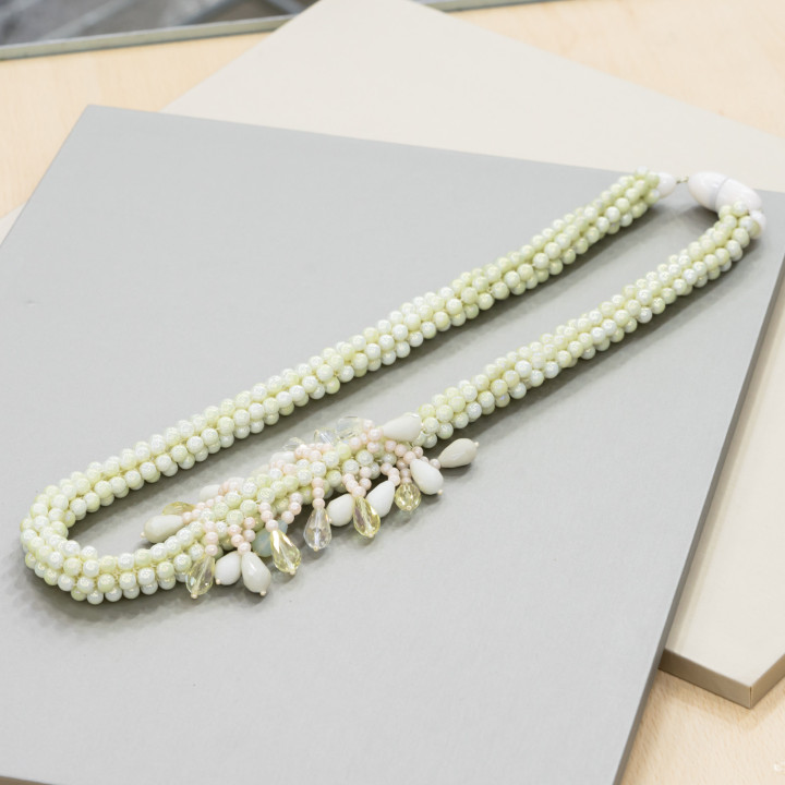 Collier Cristal Grappe 70cm MOD7