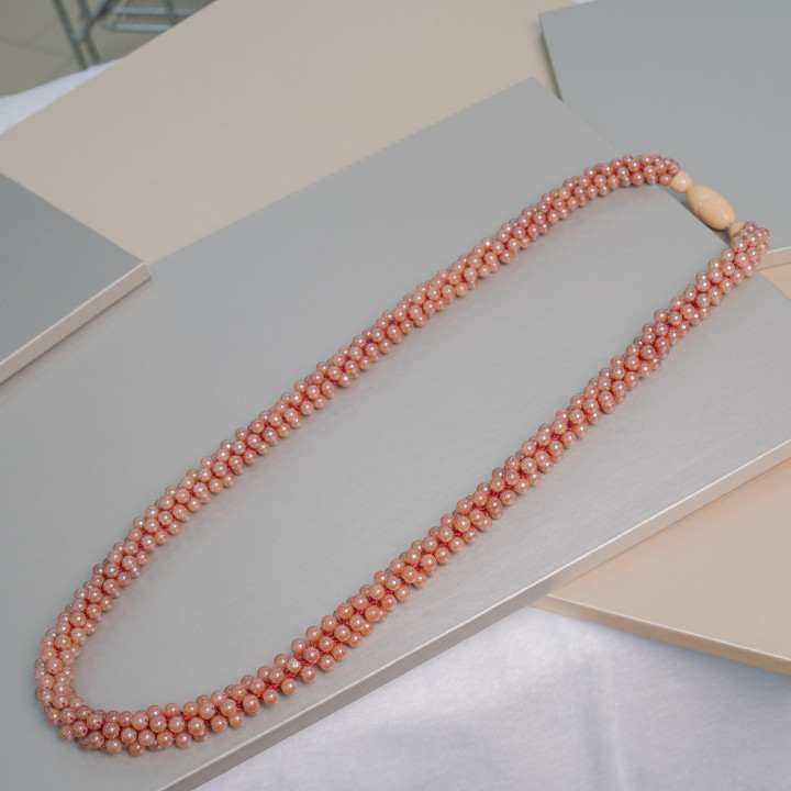 Collana Di Cristalli Intrecciati 95cm MOD3