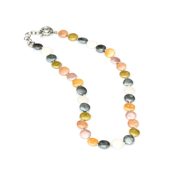 Majorcan Pearl Necklace: Elegance and Style with Brass Clasp