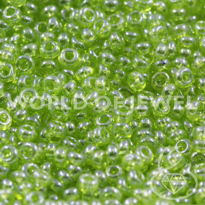 Abalorios 2x1,5mm 450gr Verde Peridoto