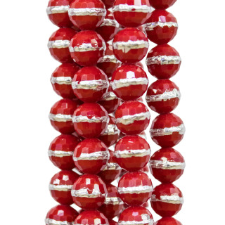 Cristalli Sfaccettati Bicolore 8mm Rosso