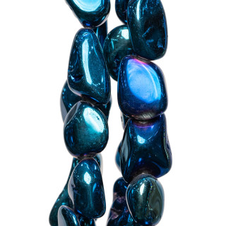 Γαλβανιζέ Πέτρα Ροκ Κρύσταλλο 12-22mm Μπλε