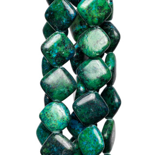 Verrückter Jaspis Flacher Rhombus 12mm